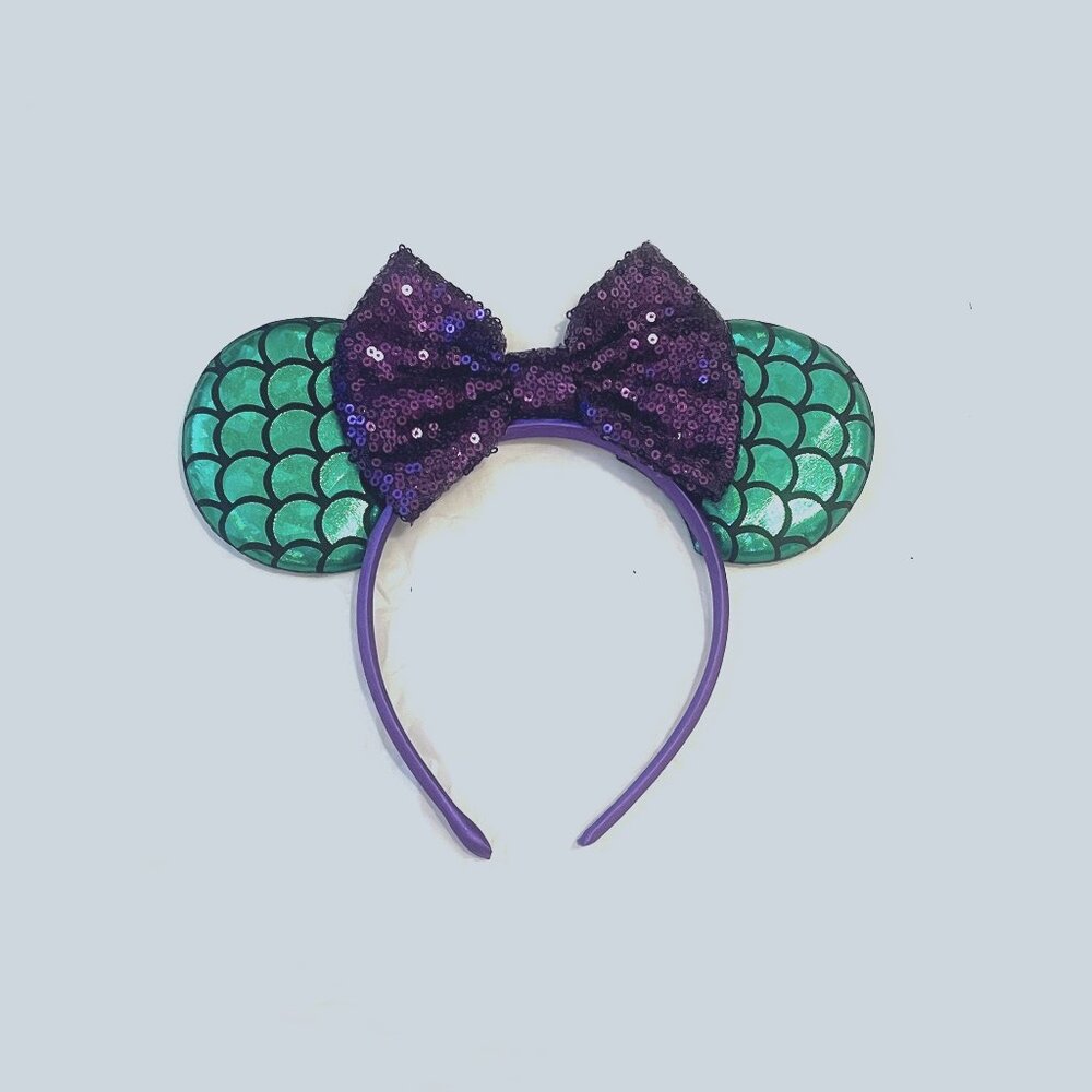 Disney Mermaid Mouse Ears Headband (Cosplay Costume, Party, Unisex) NEW & UNWORN